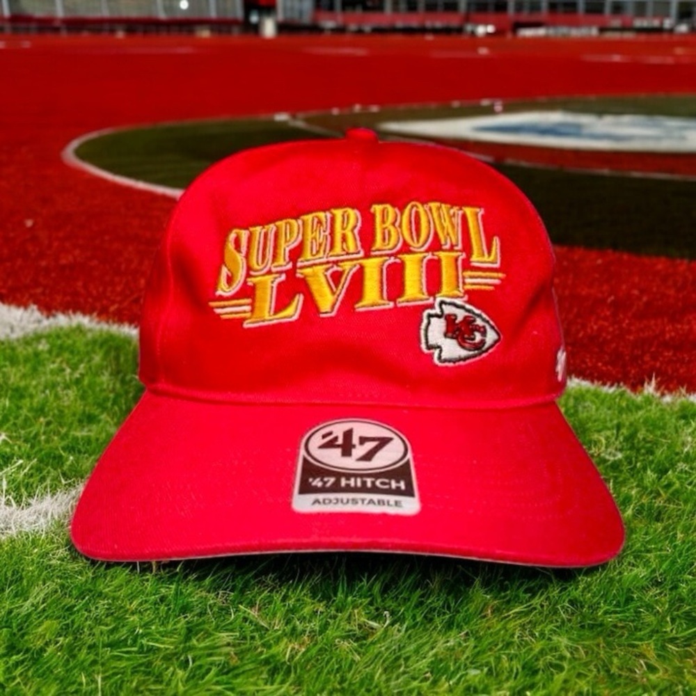 '47 Brand Kansas City Chiefs Super Bowl LVIII Adjustable cap Hat Brand New!